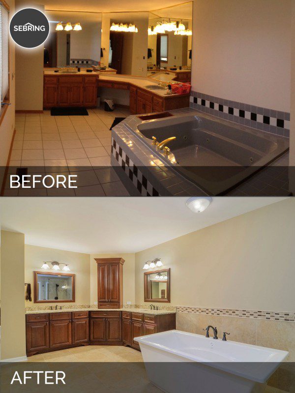 Bernard & Karan's Master Bath Before & After Pictures | Luxury Home ...