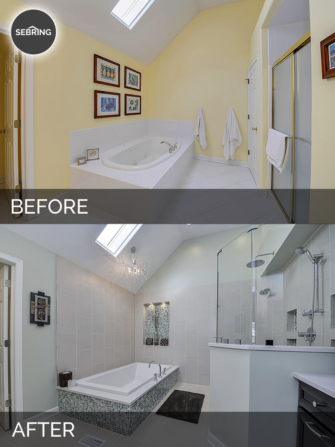 Steve & Nicolle's Master Bath Before & After Pictures | Home Remodeling ...