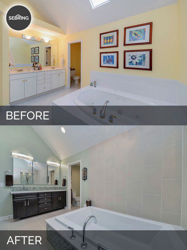 Steve & Nicolle's Master Bath Before & After Pictures | Luxury Home ...