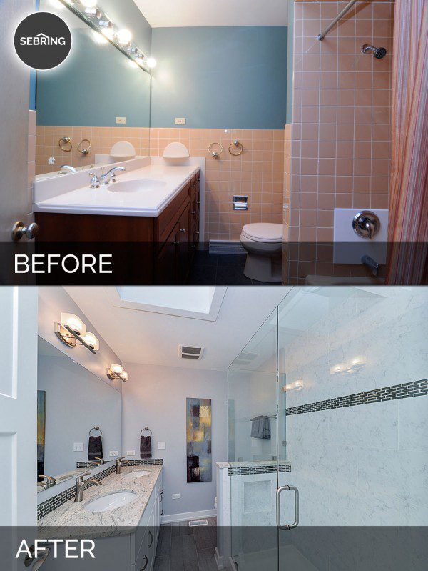 Dan & Ann's Hall Bath Before & After Pictures | Luxury Home Remodeling ...