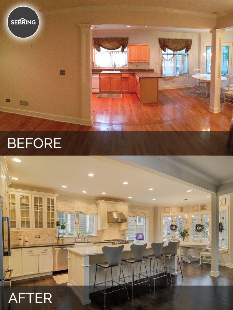 Ben & Ellen's Kitchen Before & After Pictures | Luxury Home Remodeling