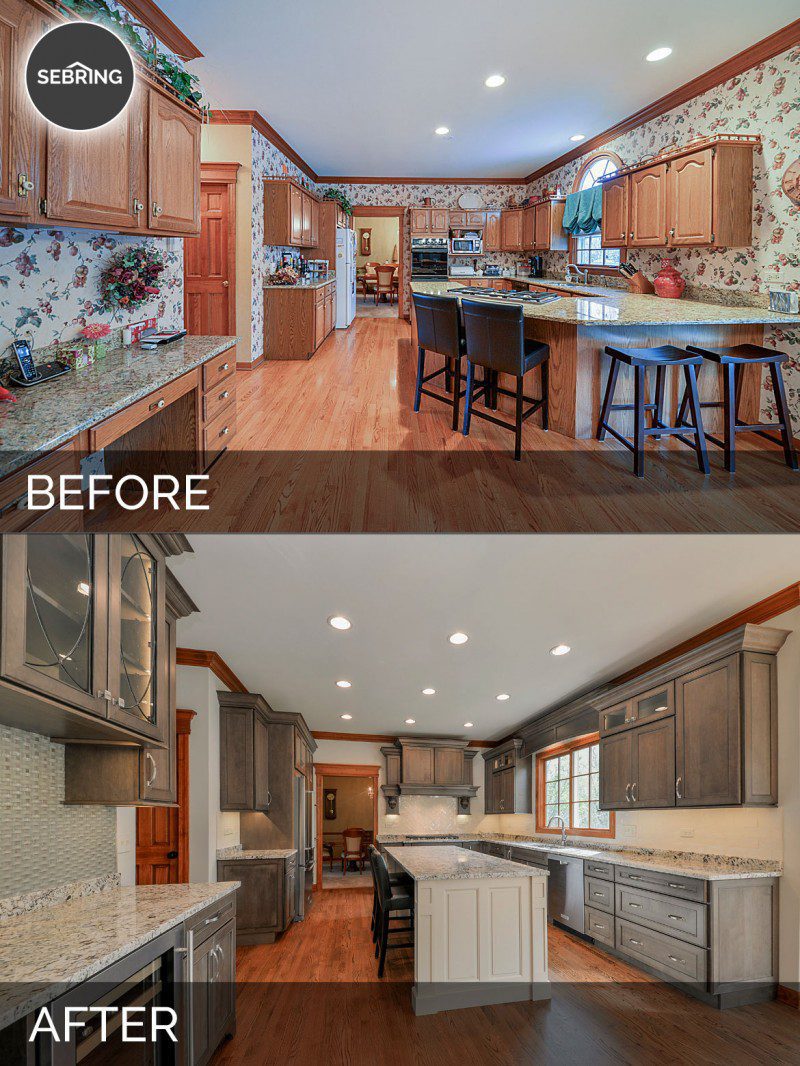 Scott & Karla's Kitchen Before & After Pictures | Luxury Home