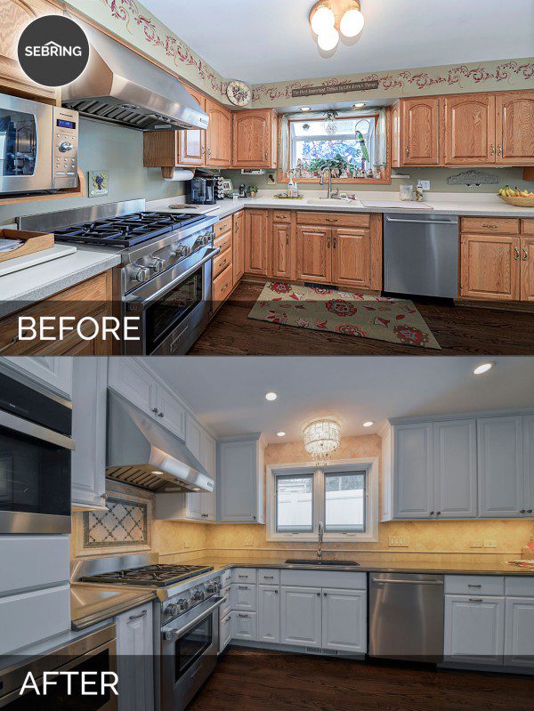 Mike & Betty's Kitchen Before & After Pictures | Sebring Design Build