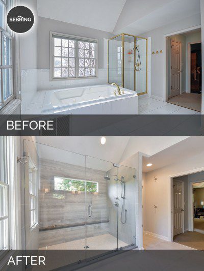 Carl & Susan's Master Bath Before & After Pictures | Sebring Design Build