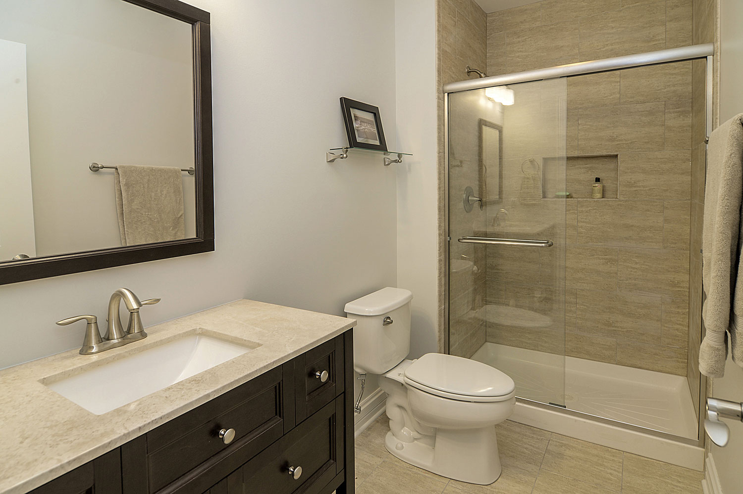 Steve  Emilys Hall Bathroom Remodel Pictures  Home Remodeling Contractors  Sebring Design Build