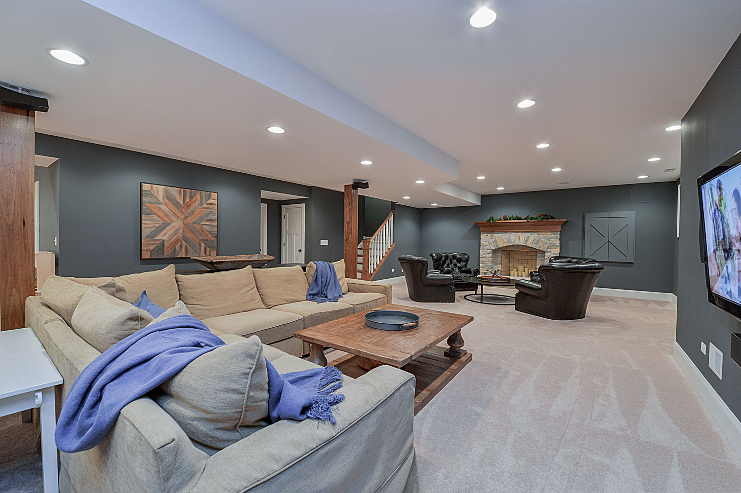 Drew & Nicole's Basement Remodel Pictures | Home ...