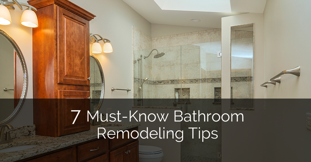 Some Great Tips for Bathroom Remodeling