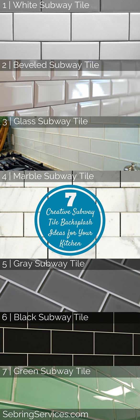 7 Creative Subway Tile Backsplash Ideas For Your Kitchen Home Remodeling Contractors Sebring Design Build