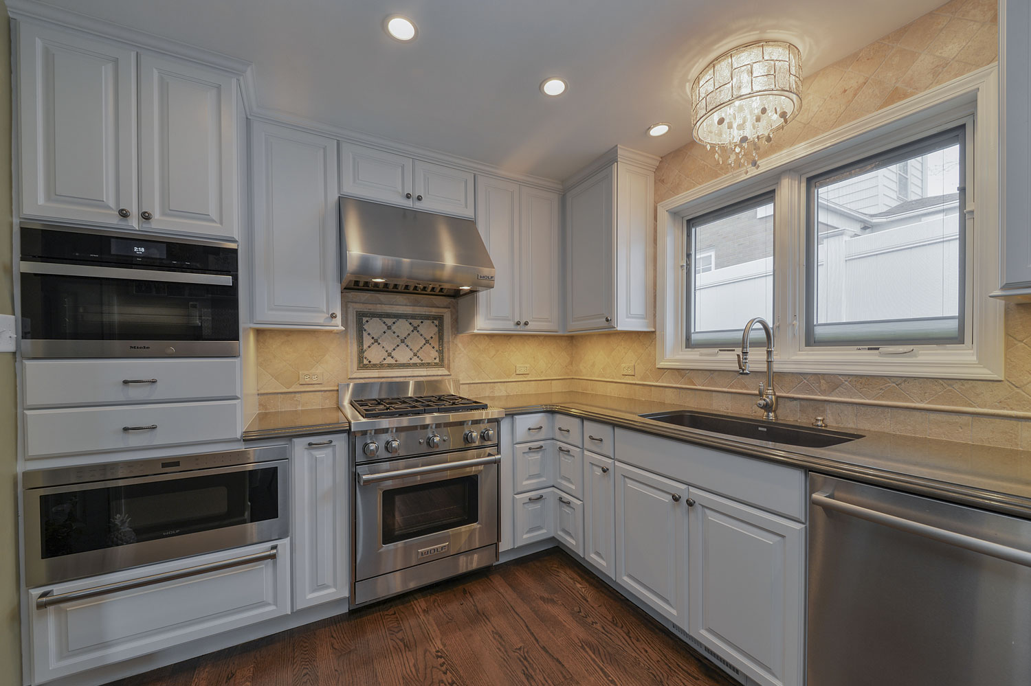 Kitchen Remodeling Ideas White Cabinetry Quartz Hinsdale IL Illinois Sebring Design Build