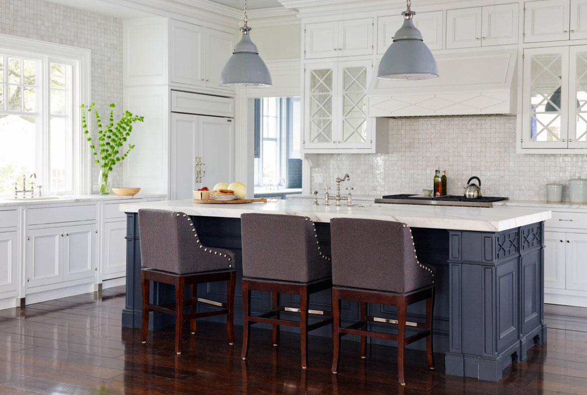 White Kitchen Cabinets With Navy Blue Island blue kitchen cabinets sebring services