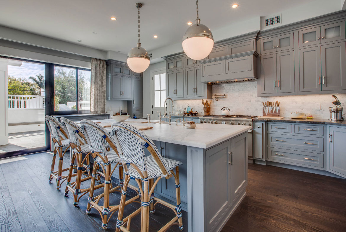 light blue grey cabinets