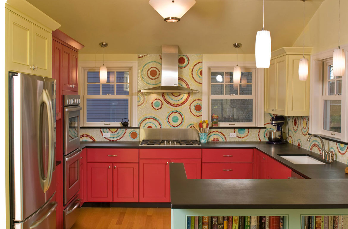 Red Tiles For Kitchen Backsplash Nbizococho