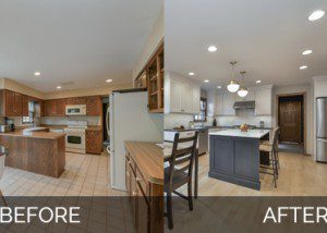 Before and After Kitchen Remodeling Naperville - Sebring Design Build
