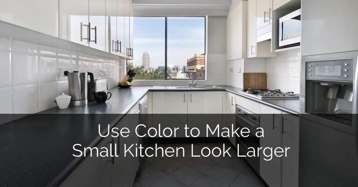 Use Color to Make a Small Kitchen Look Larger | Home ...