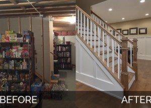 Naperville Basement Before and After Remodeling - Sebring Design Build