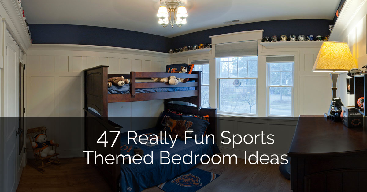 47 really fun sports themed bedroom ideas | home remodeling