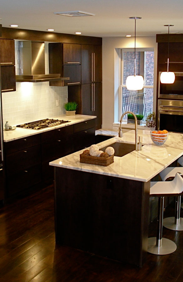 30 Classy Projects With Dark Kitchen Cabinets Home Remodeling Contractors Sebring Design Build