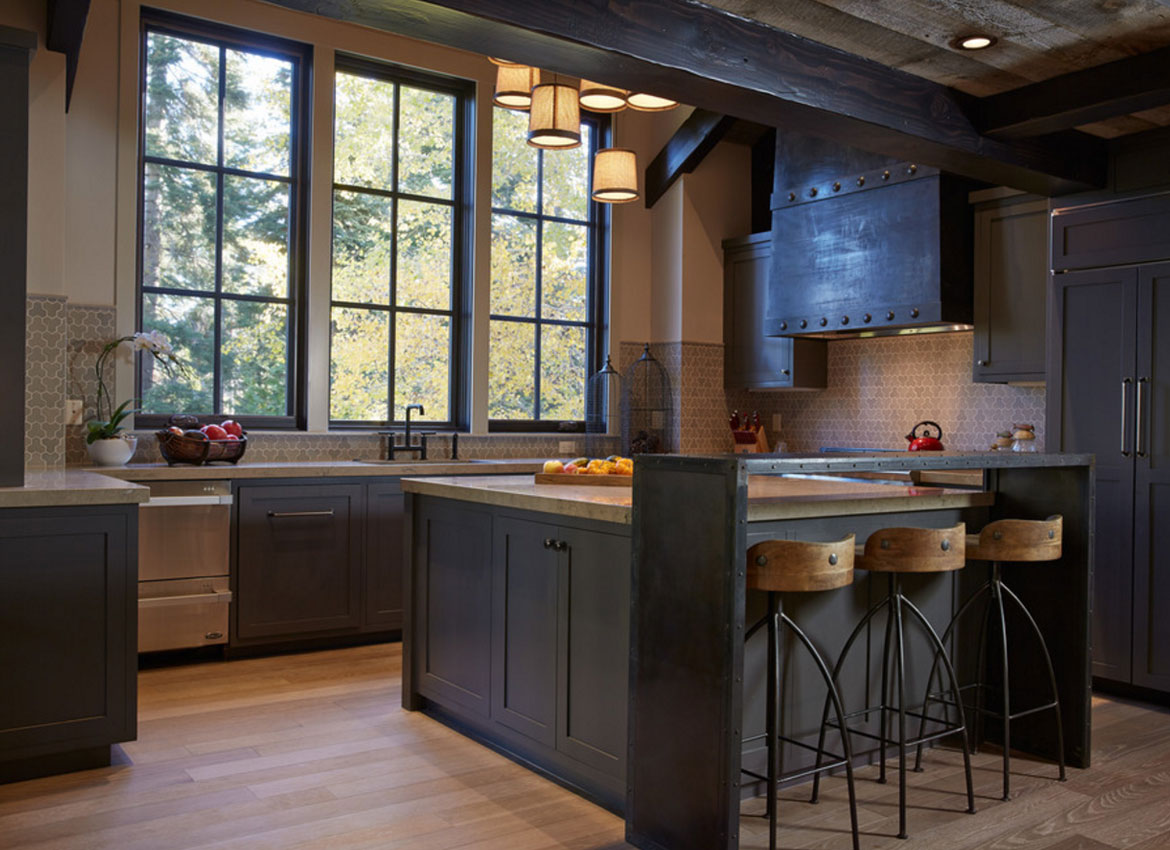 30 Classy Projects With Dark  Kitchen  Cabinets Home 