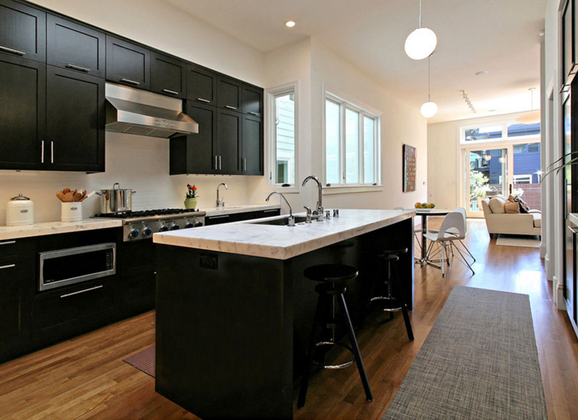 Dark Cabinets And Light Floors Tunkie