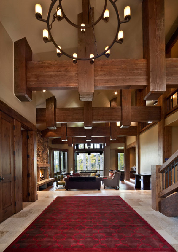 wood beam ceiling designs