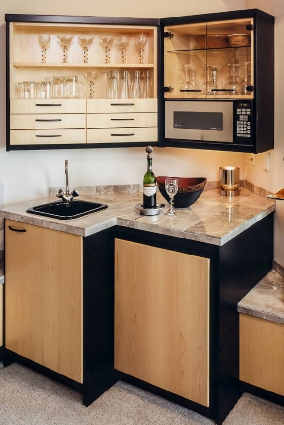 45 Basement Kitchenette Ideas to Help You Entertain in Style | Luxury