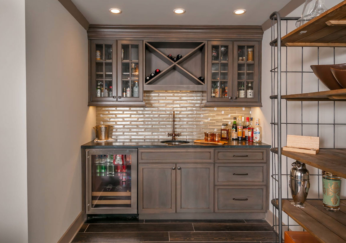 Small Basement Kitchen Bar Ideas Openbasement   Basement Kitchenette Ideas 9 Sebring Services 