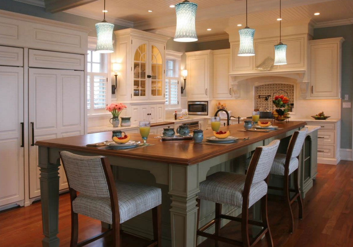 Large Kitchen Island With Seating