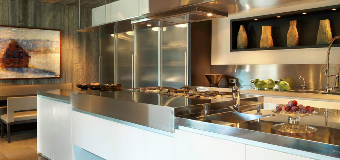 Sleek Stainless Steel Countertop Ideas Guide Home Remodeling