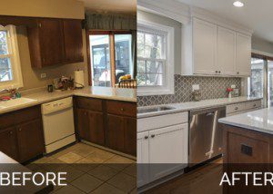 Naperville Kitchen Before & After - Sebring Design Build