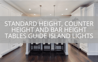 Standard Height, Counter Height and Bar Height Tables Guide