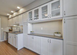 White Cabinets, Modern Clean Grey Paint, Subway Tile, Stainless Appliances - Sebring Design Build