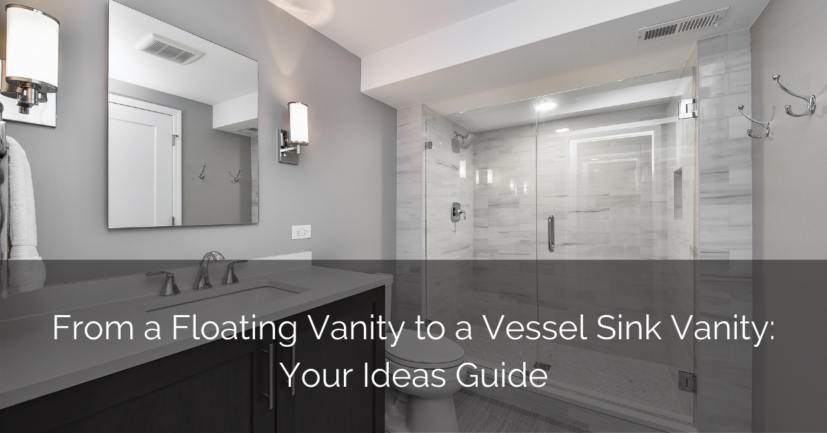 Floating Vanity To A Vessel Sink, 33 Bathroom Vanity Basement
