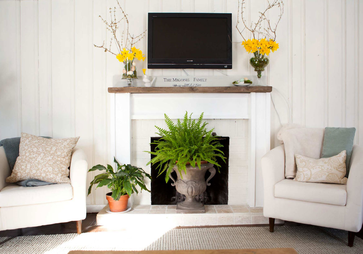 Mantel Ideas For A Warm Cozy, Simple Fireplace Mantel Ideas