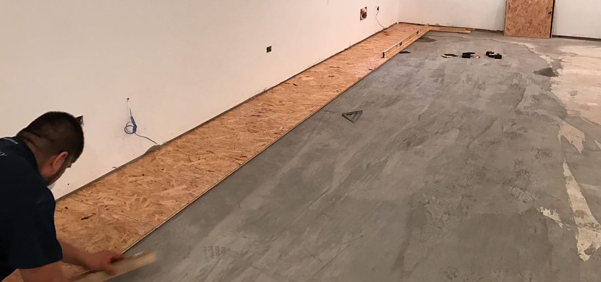 Basement Suloor Options Dricore, How To Put Flooring In A Basement