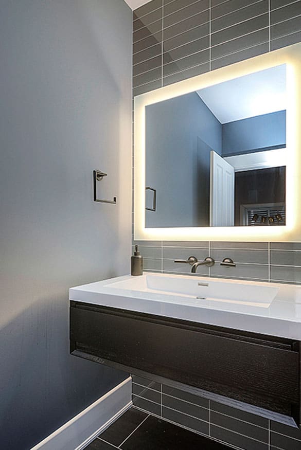 Bathroom Mirrors That Are The Perfect Final Touch Luxury Home Remodeling Sebring Design Build - Should A Bathroom Mirror Be Wider Than The Sink