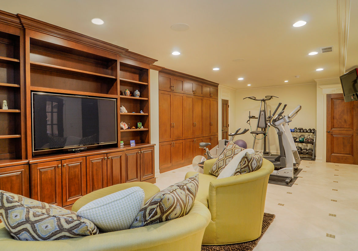 Extraordinary Home Gym Design Ideas - Sebring Design Build