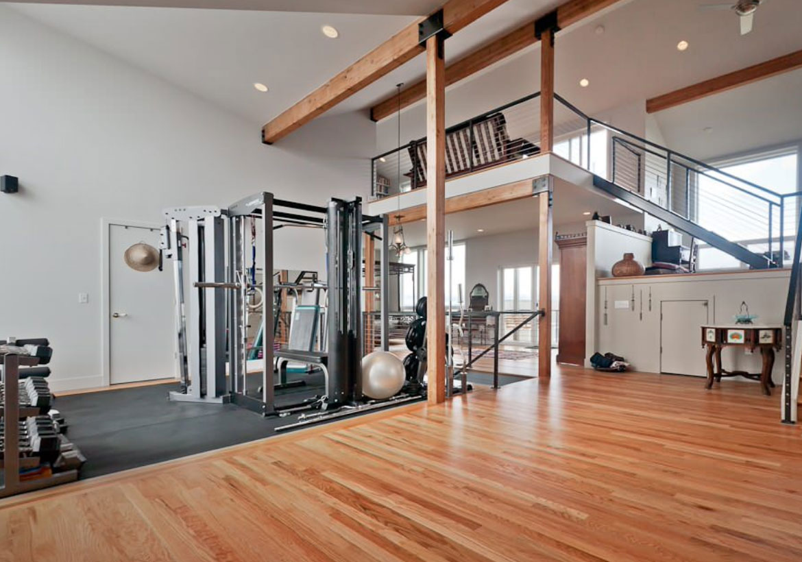 personal workout area