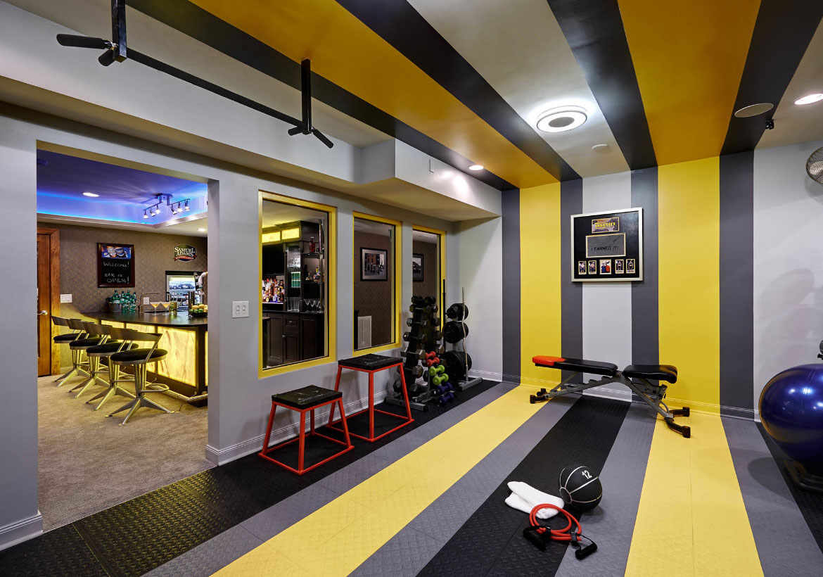 47 Extraordinary Basement Home Gym Design Ideas Luxury Home   Extraordinary Home Gym Design Ideas 43 Sebring Design Build 