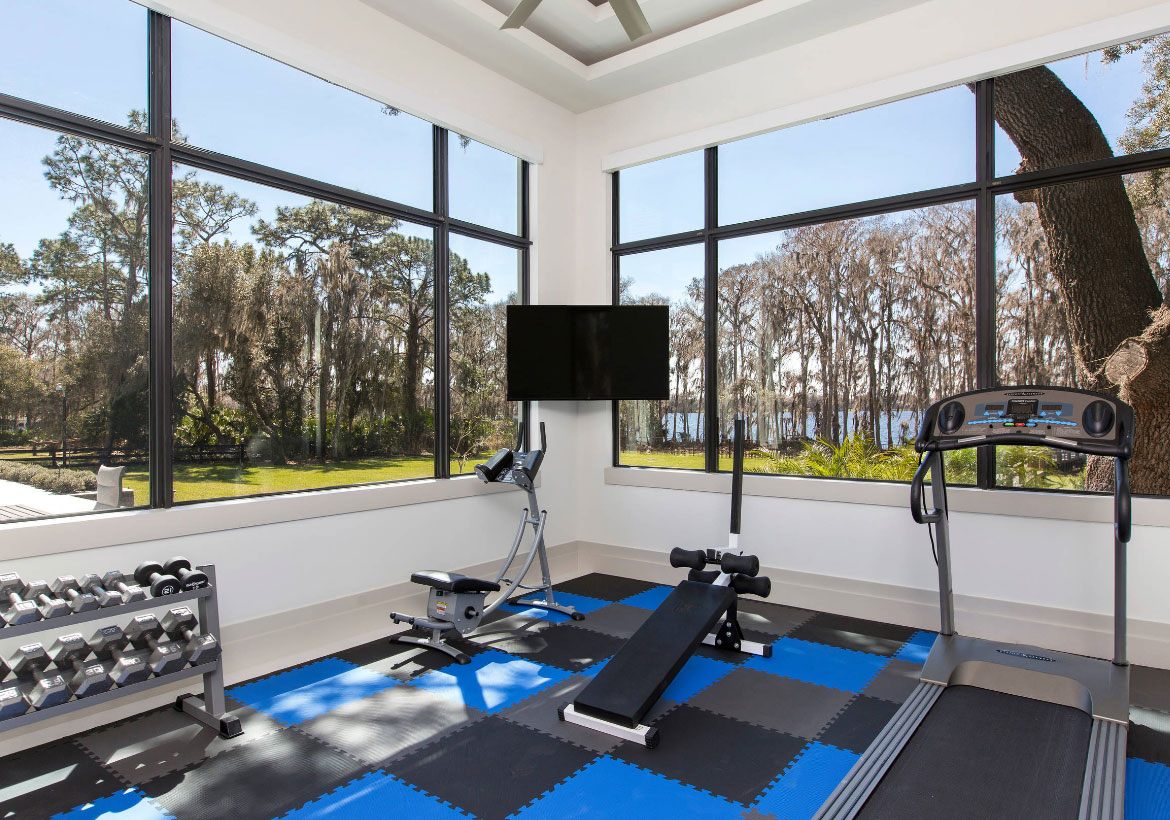 Basement gym