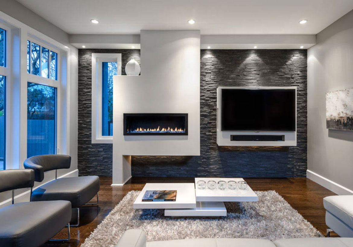 Modern Electric Fireplace Design Ideas