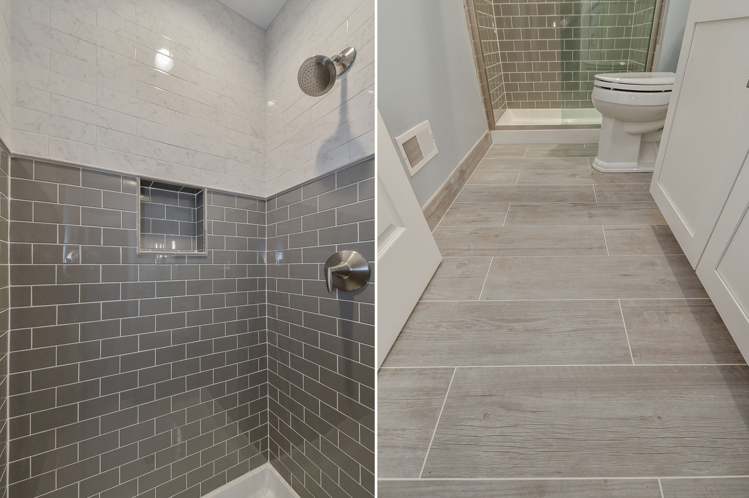 Naperville Basement Bathroom Remodeling Project - Sebring Design Build