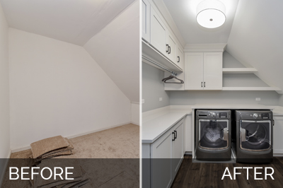 Laundry & Mudroom Before & After Pictures