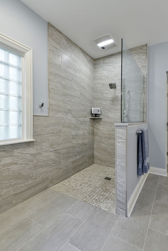 Curbless Shower Large Tile at Betty Braud blog