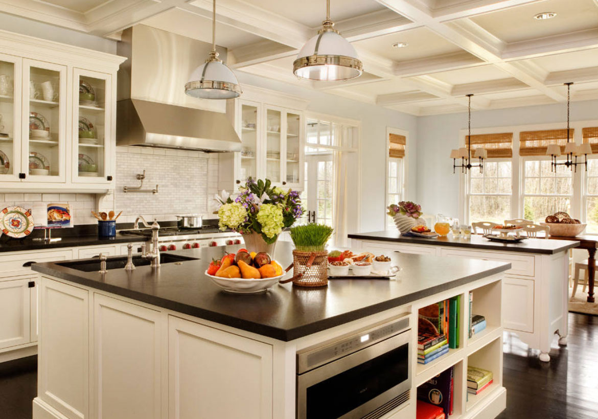 classic kitchen design with island