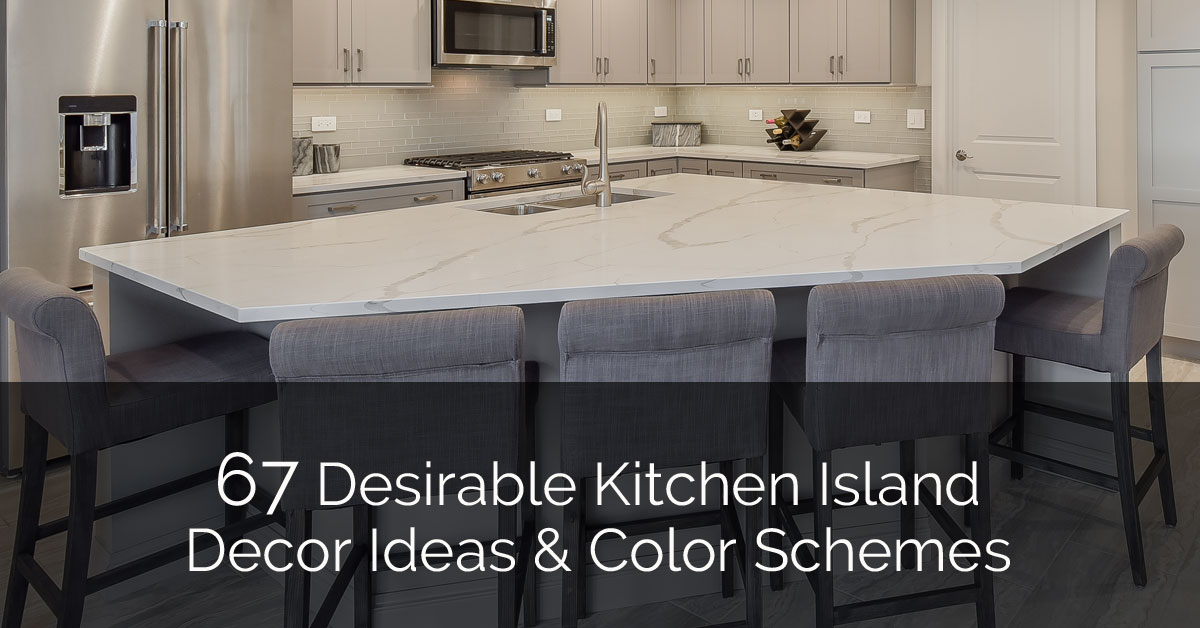 67 Desirable Kitchen Island Decor Ideas, How To Decorate Kitchen Island With Sink