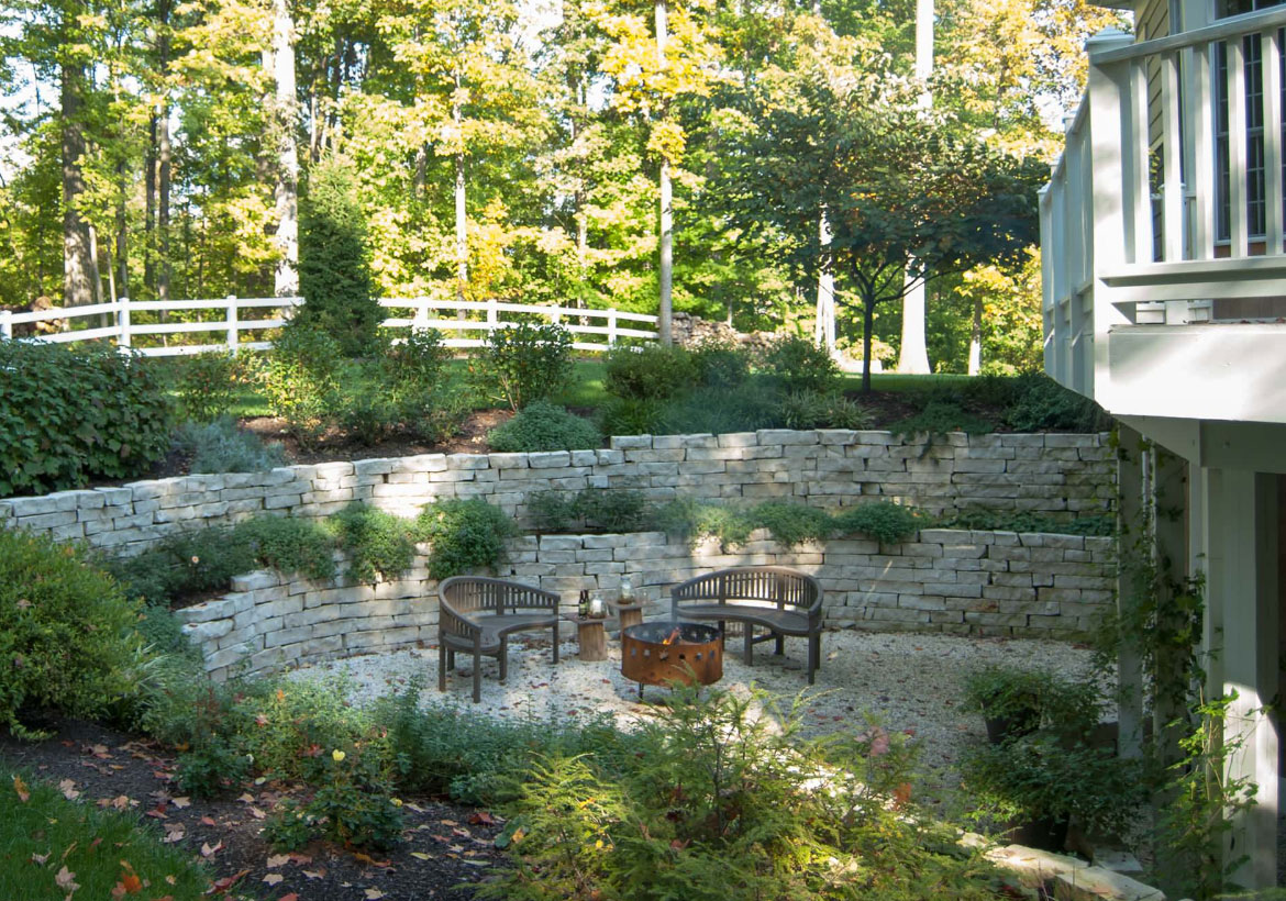 Landscaping Ideas Backyard Walkout Basement - House Backyards