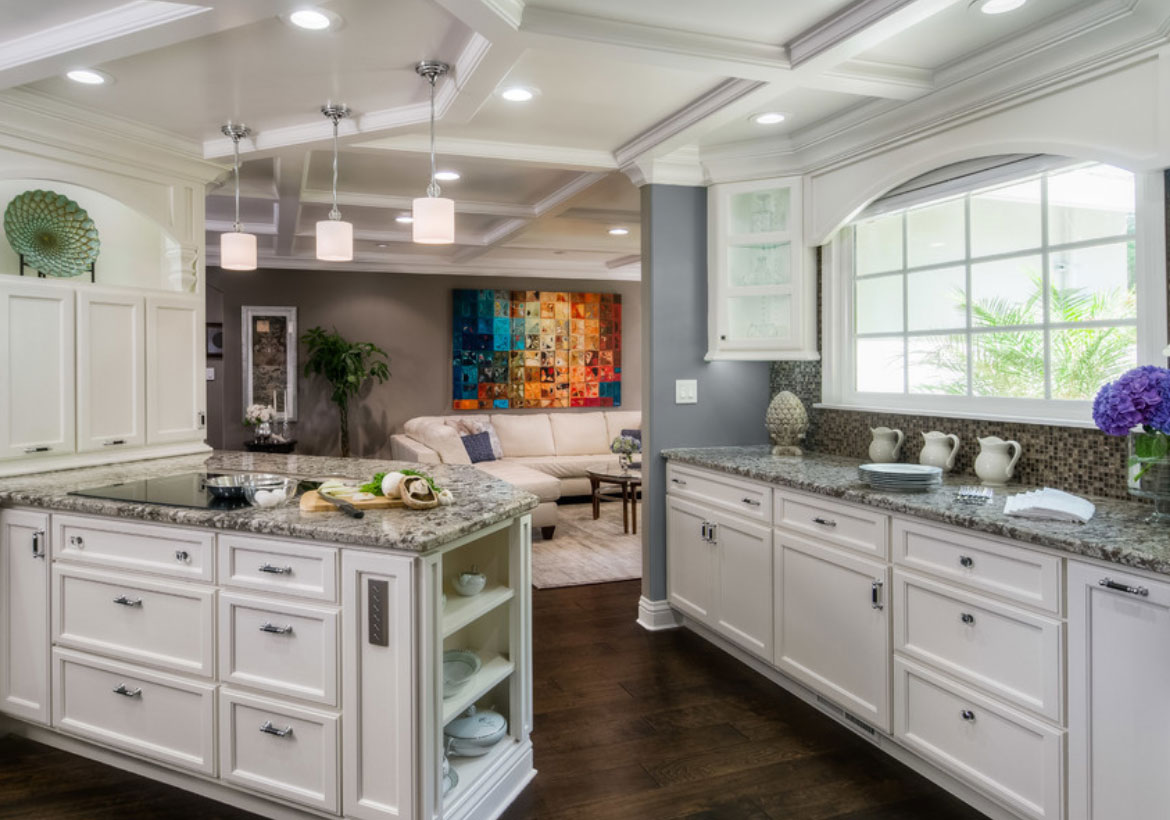 white kitchen wall display cabinet