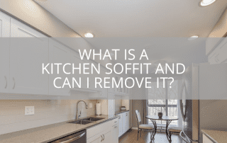 what is a kitchen soffit and can I remove it