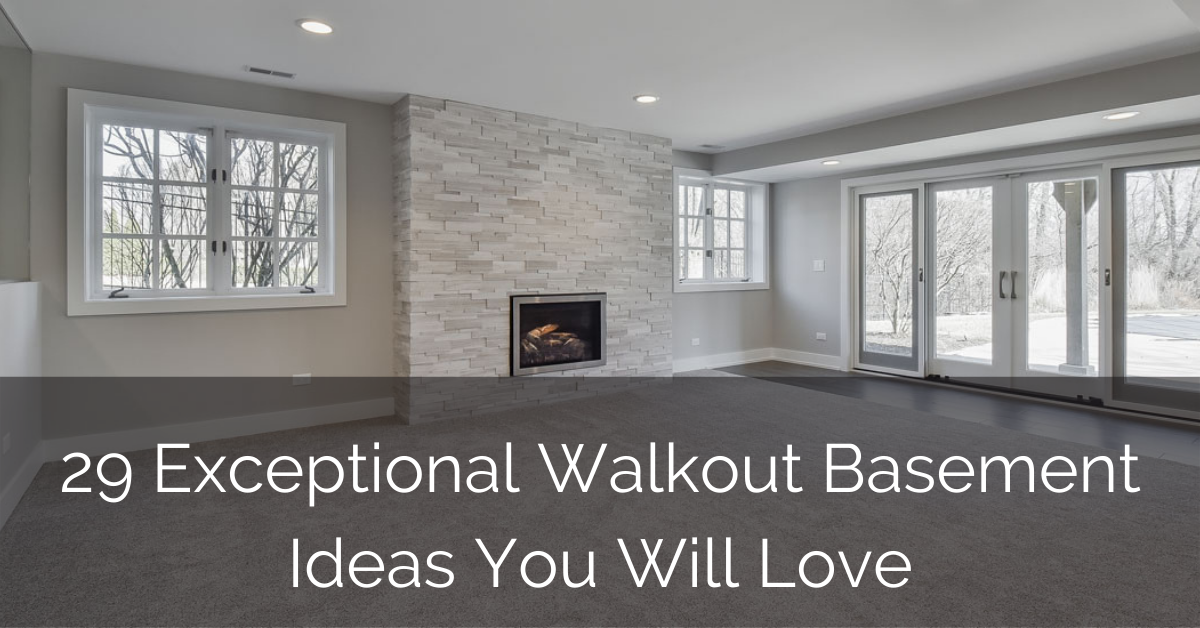 29 Exceptional Walkout Basement Ideas, Partial Walkout Basement Ideas