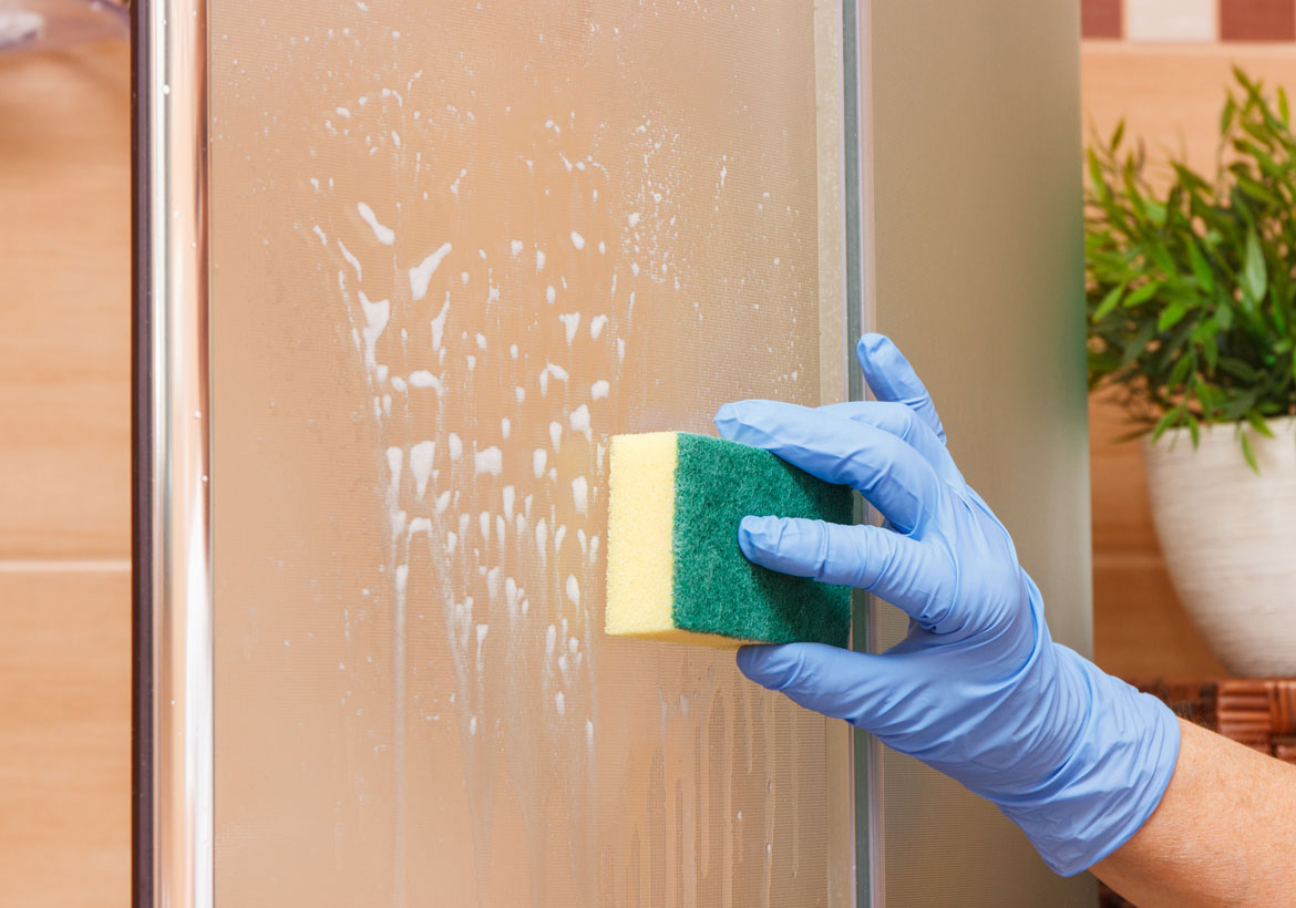 How to Clean Soap Scum Off Glass Shower Doors - Luxury Home